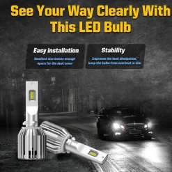 Fit for 2010-2012 Hyundai Santa Fe The Brightest LED Bulbs Upgrade