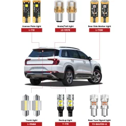 Fit for 2019-2020 Hyundai Santa Fe The Brightest LED Bulbs Upgrade