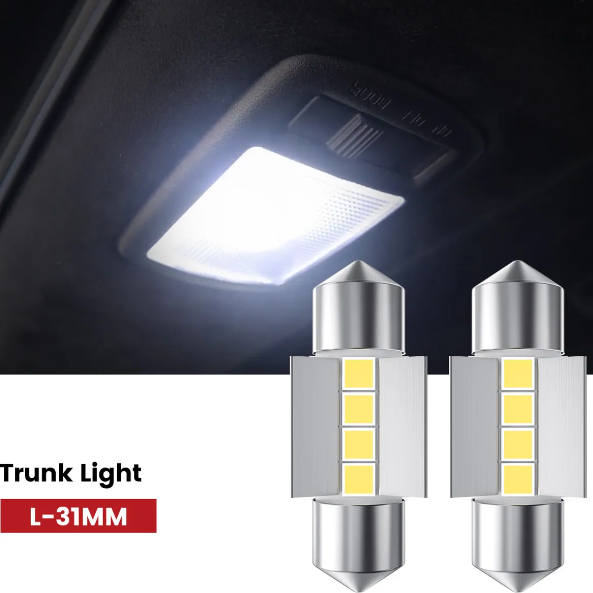 Fit for 2019-2020 Hyundai Santa Fe The Brightest LED Bulbs Upgrade