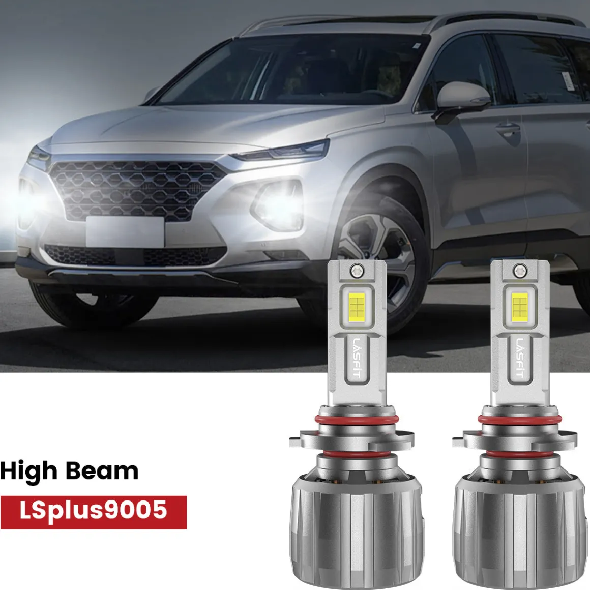 Fit for 2019-2020 Hyundai Santa Fe The Brightest LED Bulbs Upgrade