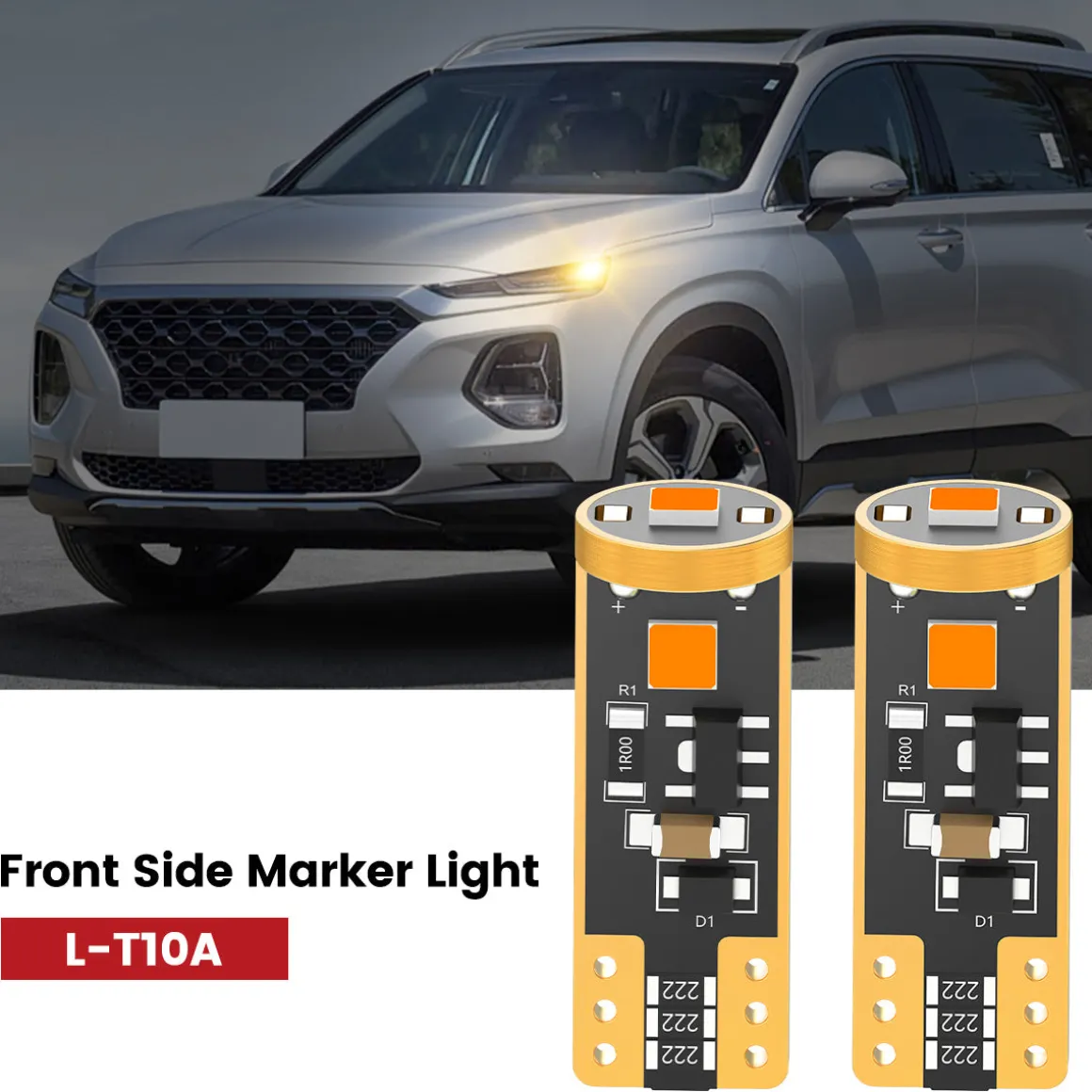 Fit for 2019-2020 Hyundai Santa Fe The Brightest LED Bulbs Upgrade