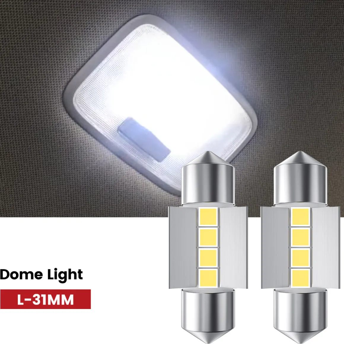 Fit for 2019-2020 Hyundai Santa Fe The Brightest LED Bulbs Upgrade
