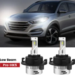 Fit for 2016-2021 Hyundai Tucson Custom H7 LED Bulbs Upgrade | Tested and Verified