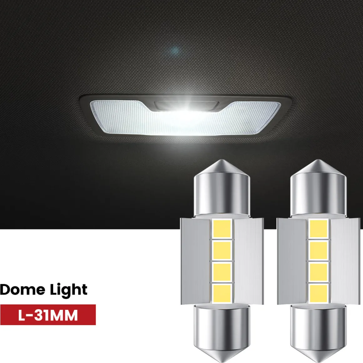Fit for 2016-2021 Hyundai Tucson Custom H7 LED Bulbs Upgrade | Tested and Verified