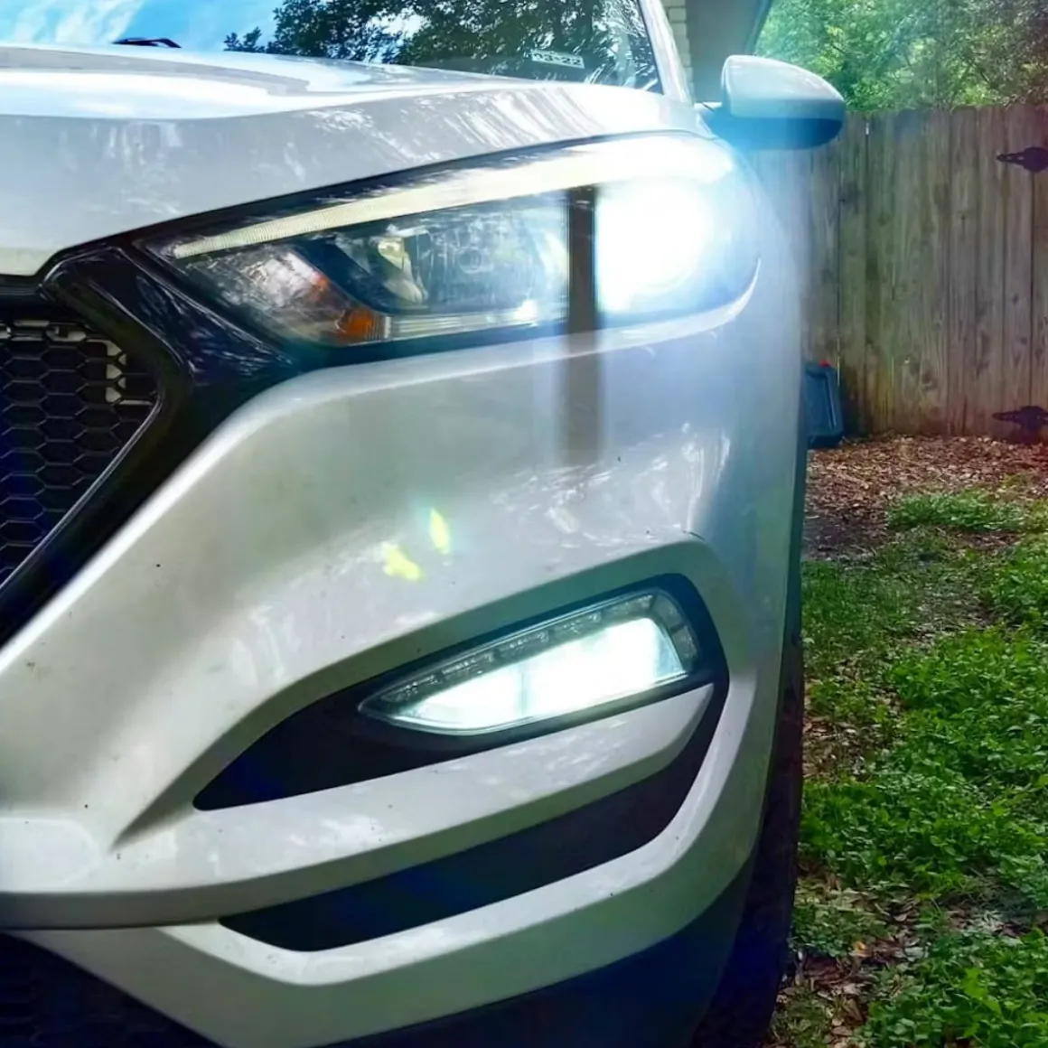 Fit for 2016-2021 Hyundai Tucson Custom H7 LED Bulbs Upgrade | Tested and Verified
