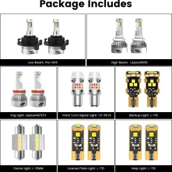 Fit for 2016-2021 Hyundai Tucson Custom H7 LED Bulbs Upgrade | Tested and Verified