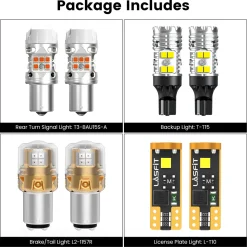 Fit for 2022-2024 Hyundai Tucson LED Bulbs Upgrade | Tested and Verified