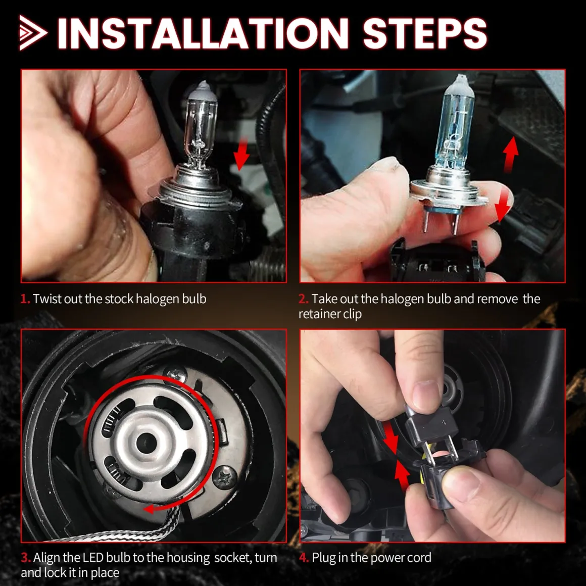 Fit for 2019-2021 Hyundai Veloster Custom H7 LED Bulb Exterior Interior Lights Plug and Play