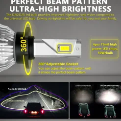 Fit for 2008-2013 Infiniti G37 D2S HID to LED Bulbs Exterior Interior Lights