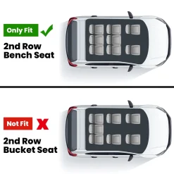 Fit for 2011-2024 Infiniti QX80 Floor Mats or Cargo & Seatback Mats, Fit 8seats(2nd Row Bench Seats)