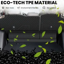Fit for 2011-2024 Infiniti QX80 Floor Mats or Cargo & Seatback Mats, Fit 8seats(2nd Row Bench Seats)