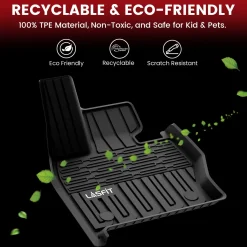 Fit for 2017-2026 Jaguar F-Pace Custom Floor Mats TPE Material 1st & 2nd Row Seat