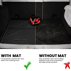Fit for 2015 Jeep Cherokee Floor Mats, Fit Non-raised Dead Pedal ONLY