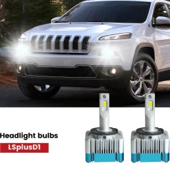 Fit for 2014-2016 Jeep Cherokee The Brightest LED Bulbs Upgrade | Tested and Verified