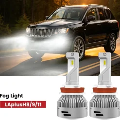Fit for 2011-2017 Jeep Compass The Brightest LED Bulbs Upgrade