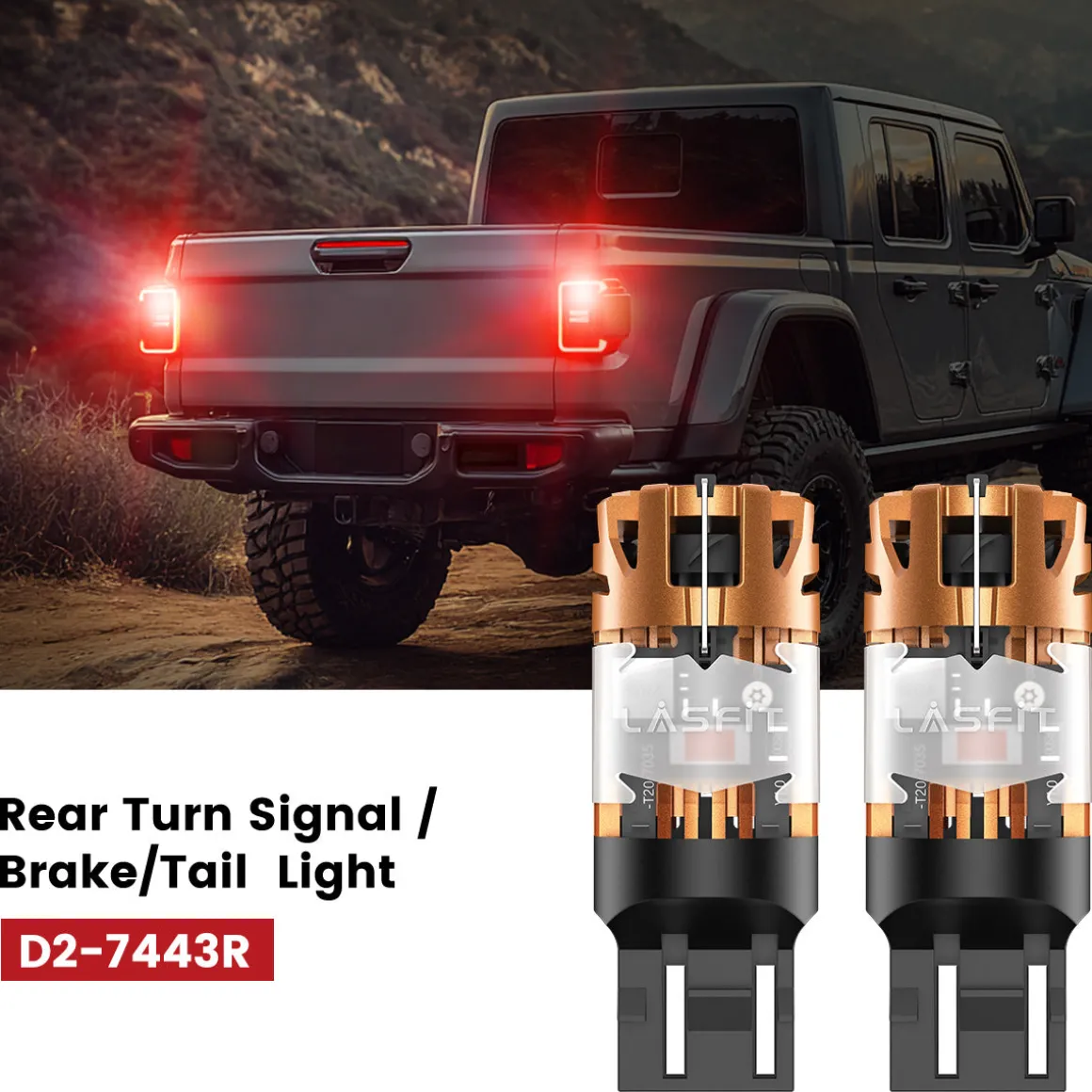 Fit for 2020-2025 Jeep Gladiator The Brightest LED Bulbs Upgrade | Tested and Verified
