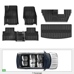 Fit for 2021-2026 Jeep Grand Cherokee L Floor Mats or Cargo Mat
