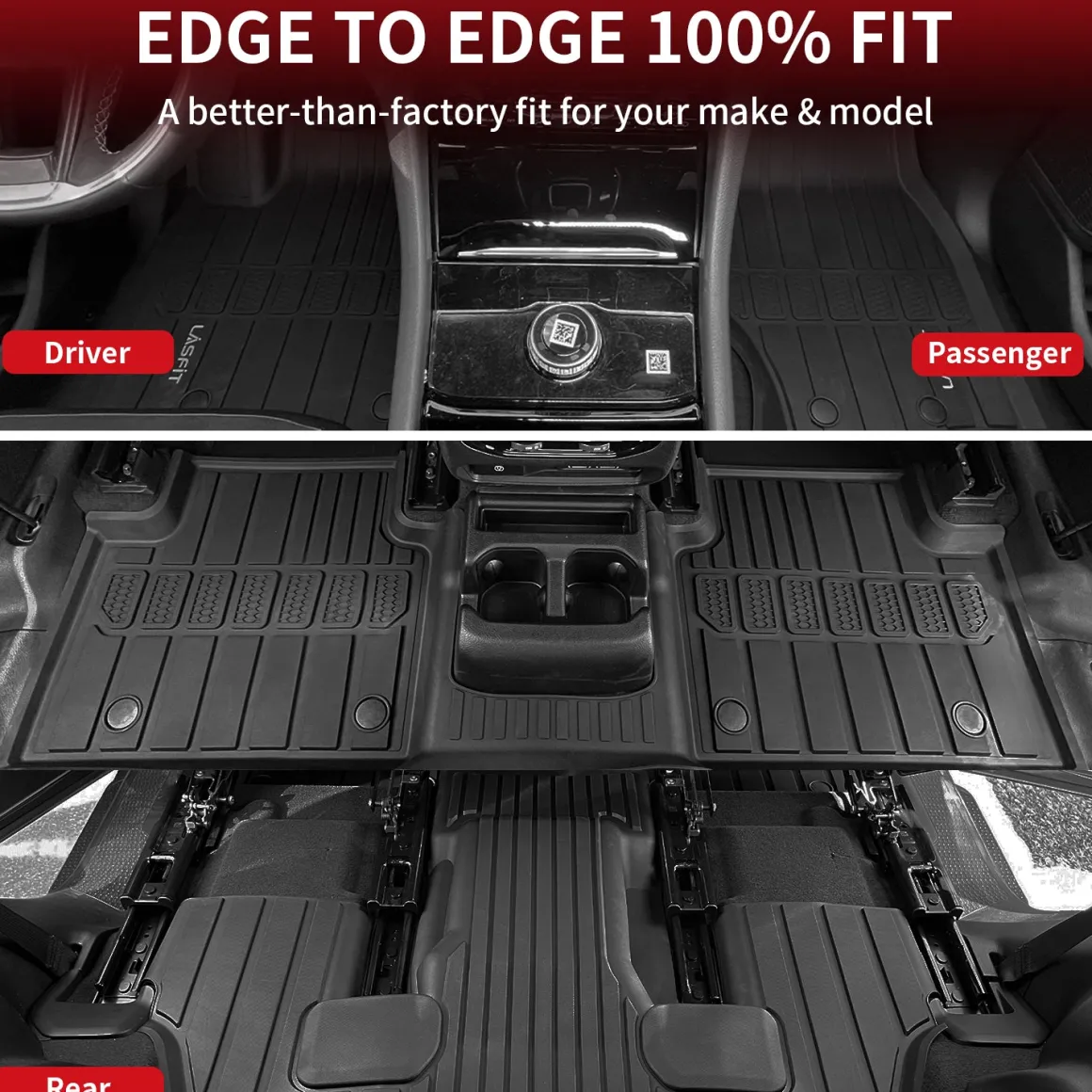 Fit for 2021-2026 Jeep Grand Cherokee L Floor Mats or Cargo Mat