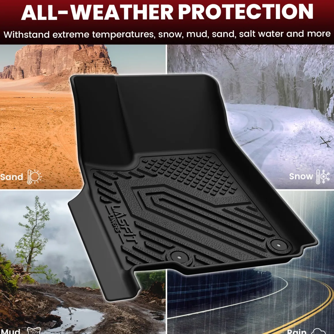 Fit for 2021-2026 Jeep Grand Cherokee L Floor Mats or Cargo Mat