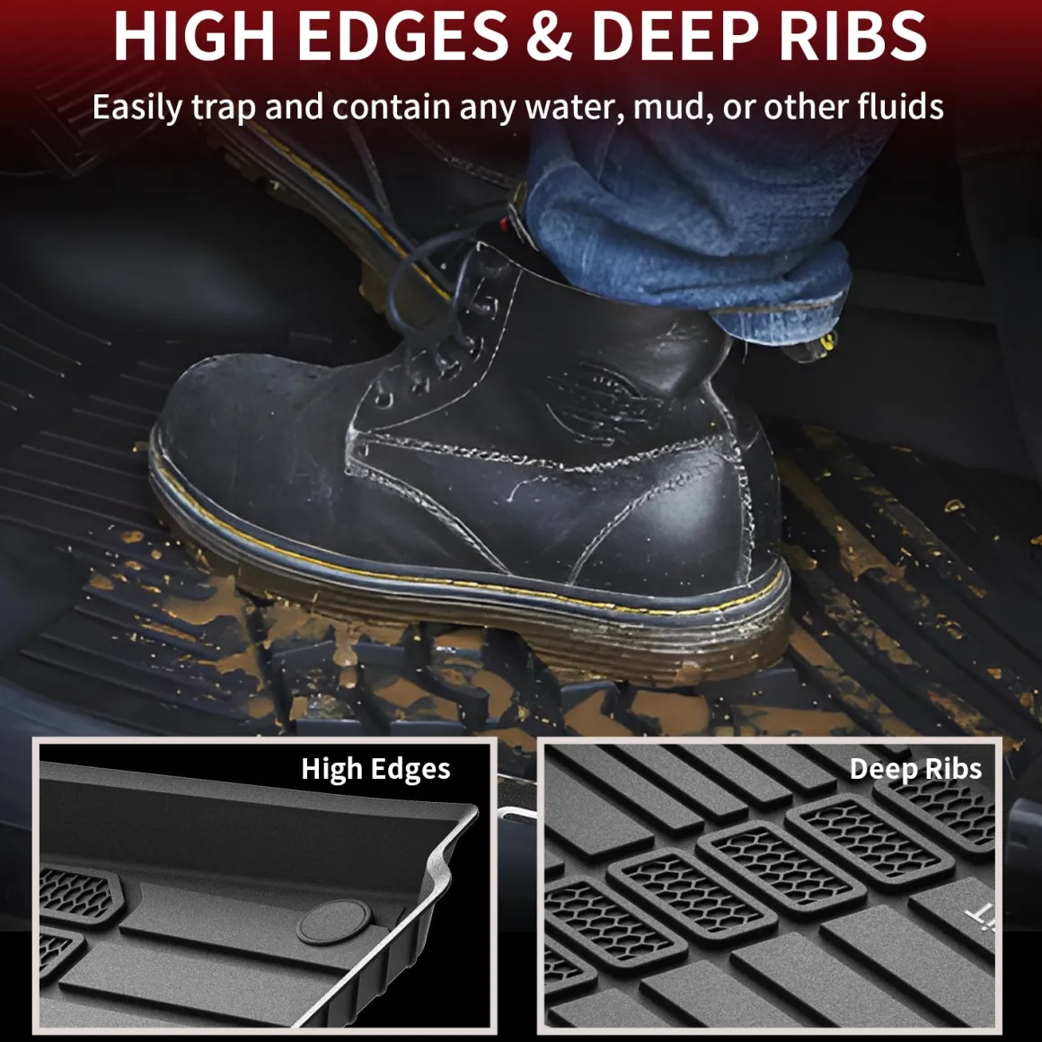 Fit for 2021-2026 Jeep Grand Cherokee L Floor Mats or Cargo Mat