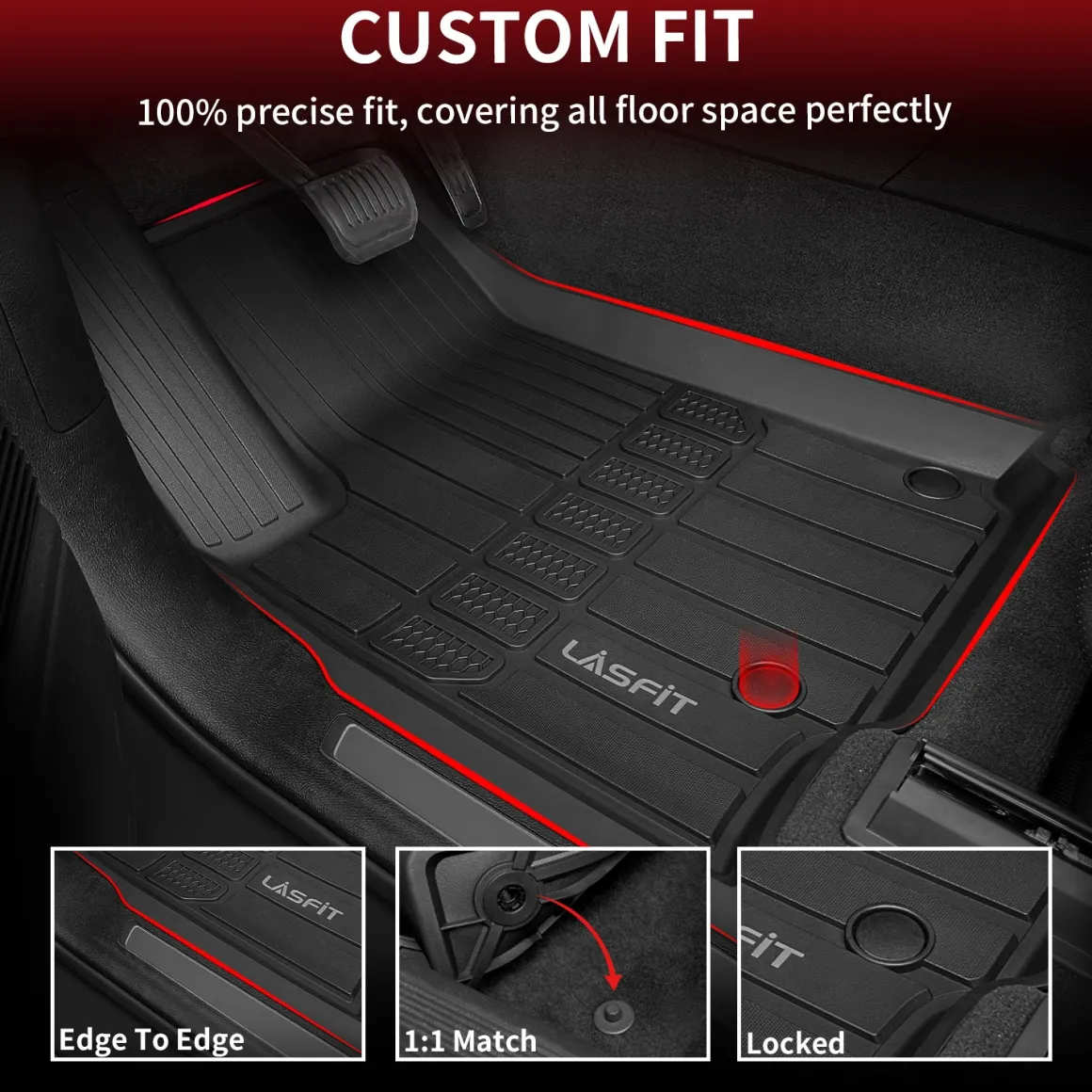 Fit for 2021-2026 Jeep Grand Cherokee L Floor Mats or Cargo Mat