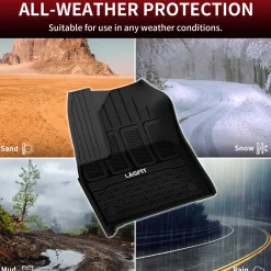 Fit for 2022-2025 Jeep Grand Wagoneer Floor Mats, Fit 7-seater Only