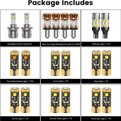 Fit for 2019-2023 Jeep Renegade The Brightest LED Bulbs Upgrade