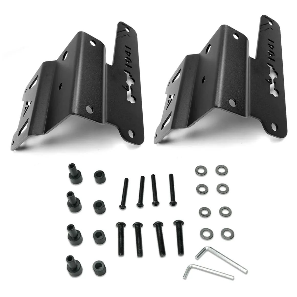 Fit For 2018-2024 Jeep Wranger JL Gladiator JT Low Profile Ditch Light Brackets (Don't Fit Mojave or 4xe) | LASFIT