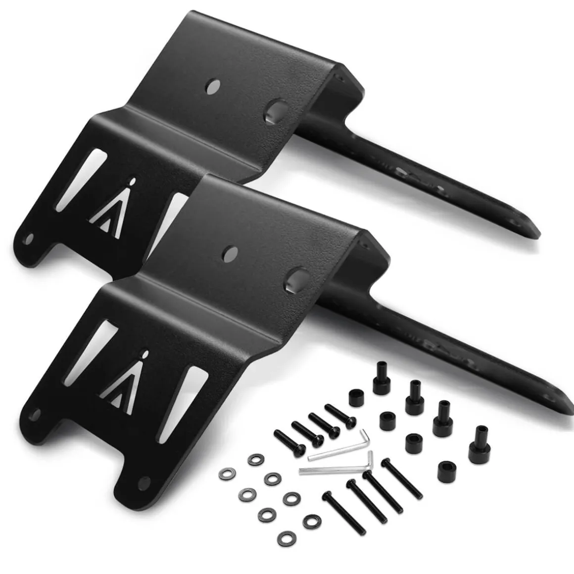 Fit For 2018-2024 Jeep Wranger JL Gladiator JT Low Profile Ditch Light Brackets (Don't Fit Mojave or 4xe) | LASFIT