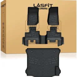 Fit for 2014-2018 Jeep Wrangler JK Floor Mats or Cargo Mat, For 4 Doors Only