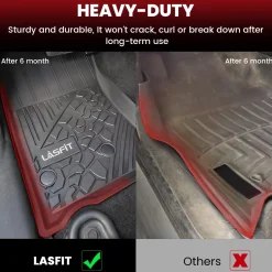 Fit for 2014-2018 Jeep Wrangler JK Floor Mats or Cargo Mat, For 4 Doors Only