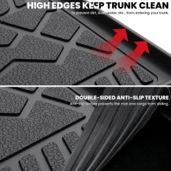 Fit for 2014-2018 Jeep Wrangler JK Floor Mats or Cargo Mat, For 4 Doors Only