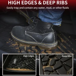 Fit for 2018-2026 Jeep Wrangler JL Floor Mats or Cargo Mat, Fit 4-Door Only(Don't fit 4xe)