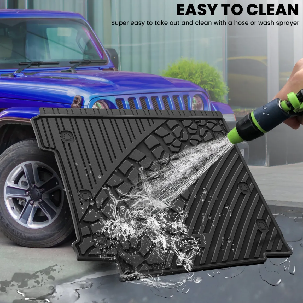 Fit for 2018-2026 Jeep Wrangler JL Floor Mats or Cargo Mat, Fit 4-Door Only(Don't fit 4xe)