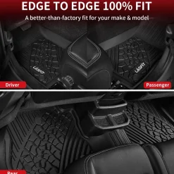 Fit for 2018-2026 Jeep Wrangler JL Floor Mats or Cargo Mat, Fit 4-Door Only(Don't fit 4xe)
