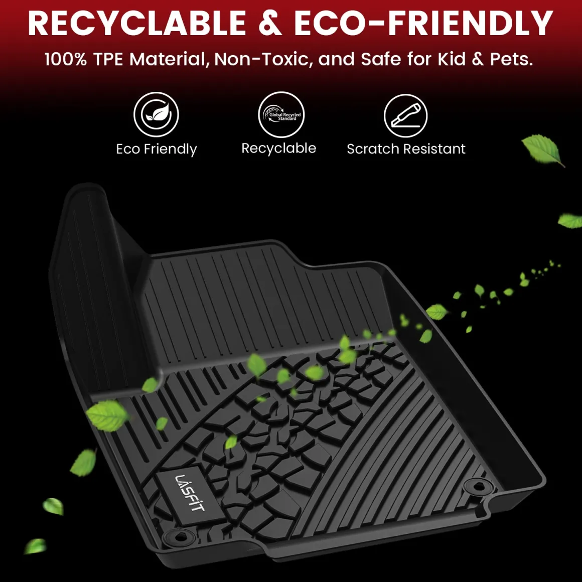Fit for 2018-2026 Jeep Wrangler JL Floor Mats or Cargo Mat, Fit 4-Door Only(Don't fit 4xe)