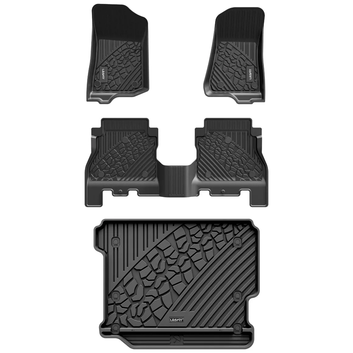 Fit for 2018-2026 Jeep Wrangler JL Floor Mats or Cargo Mat, Fit 4-Door Only(Don't fit 4xe)
