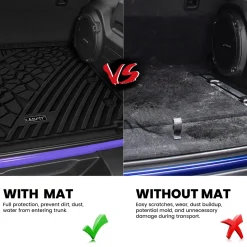 Fit for 2018-2026 Jeep Wrangler JL Floor Mats or Cargo Mat, Fit 4-Door Only(Don't fit 4xe)