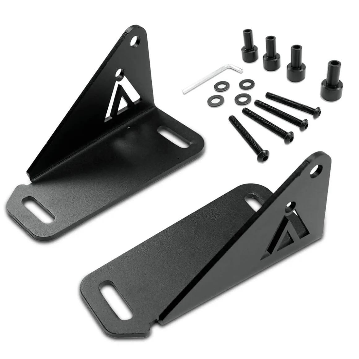 Fit For 2018-2024 Jeep Wrangler JL Gladiator JT 50" 52'' Light Bar Hood Mount Brackets | LASFIT