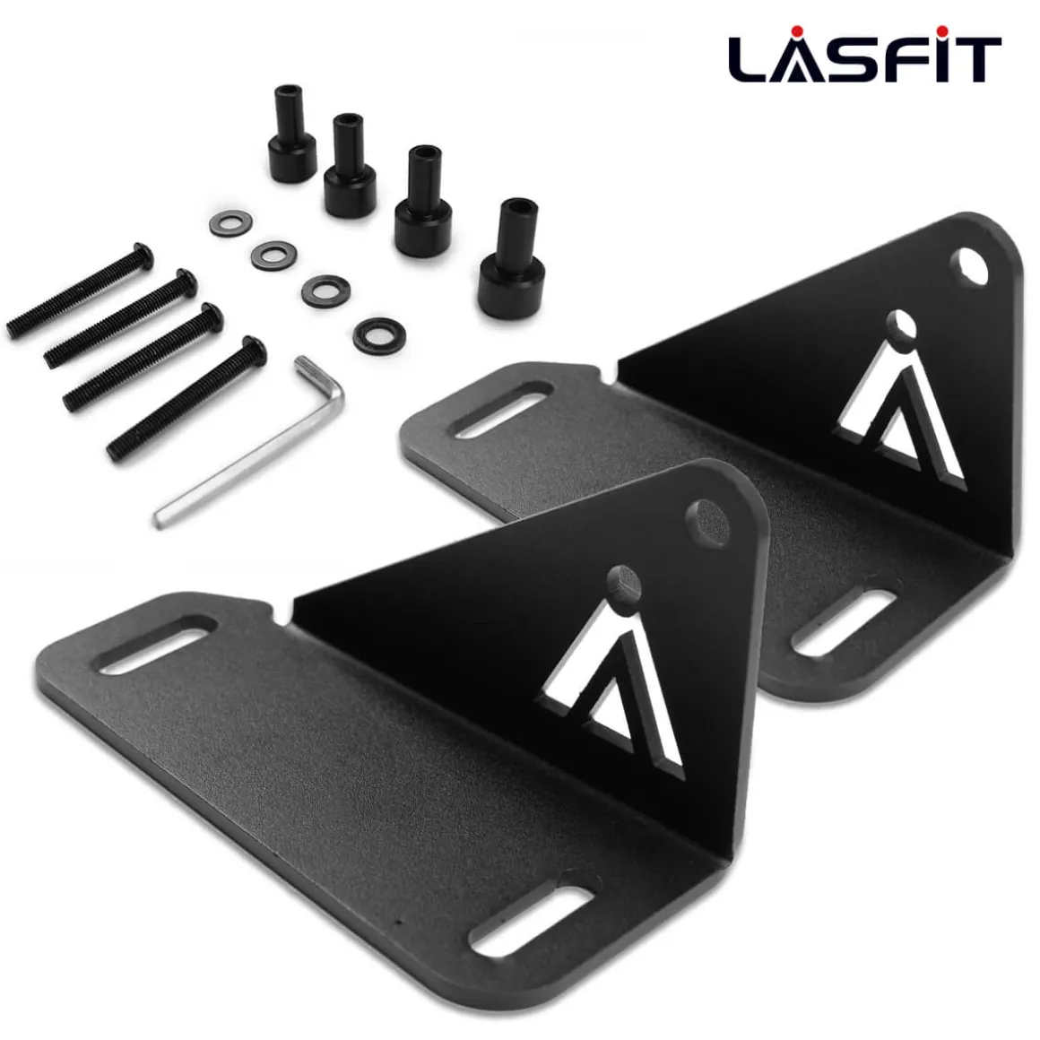 Fit For 2018-2024 Jeep Wrangler JL Gladiator JT 50" 52'' Light Bar Hood Mount Brackets | LASFIT