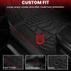 Fit for 2007-2013 Jeep Wrangler 1st Row Floor Mats, Fit 2-Door or 4-Door 1st Row