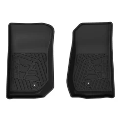 Fit for 2007-2013 Jeep Wrangler 1st Row Floor Mats, Fit 2-Door or 4-Door 1st Row