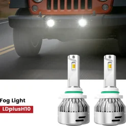 Fit for 2007-2009 Jeep Wrangler The Brightest LED Bulbs Upgrade