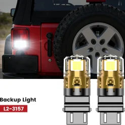 Fit for 2007-2009 Jeep Wrangler The Brightest LED Bulbs Upgrade