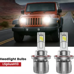 Fit for 2007-2009 Jeep Wrangler The Brightest LED Bulbs Upgrade