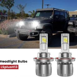 Fit for 2010-2017 Jeep Wrangler The Brightest LED Bulbs Upgrade