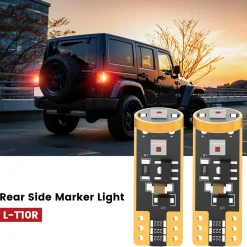 Fit for 2010-2017 Jeep Wrangler The Brightest LED Bulbs Upgrade