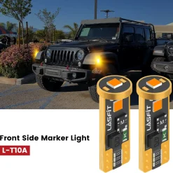 Fit for 2010-2017 Jeep Wrangler The Brightest LED Bulbs Upgrade