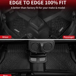 Fit for 2021-2025 Jeep Wrangler 4xe Floor Mats or Cargo Mat, Don't Fit Wrangler JL