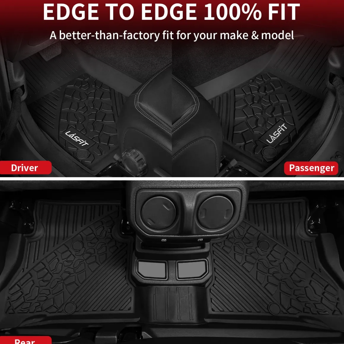 Fit for 2021-2025 Jeep Wrangler 4xe Floor Mats or Cargo Mat, Don't Fit Wrangler JL
